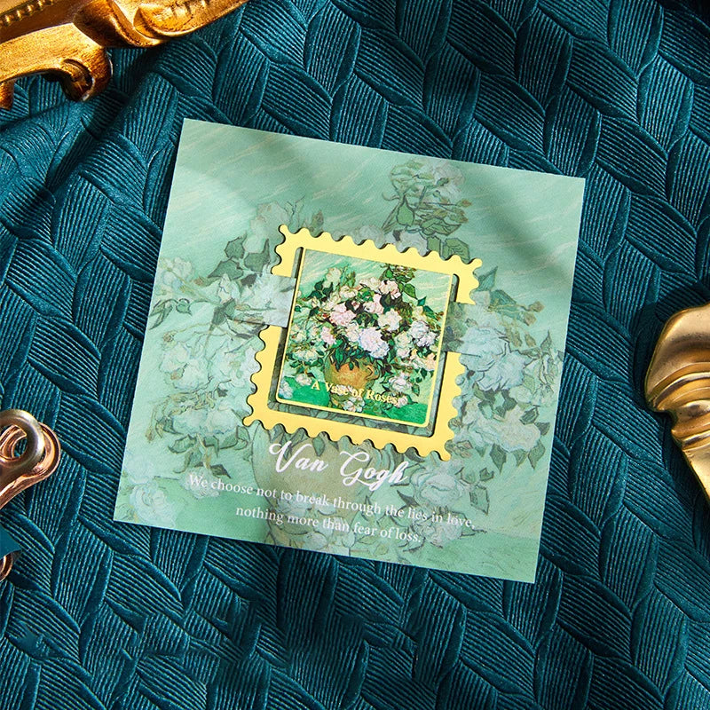 Vintage Oil Painting Metal Bookmark