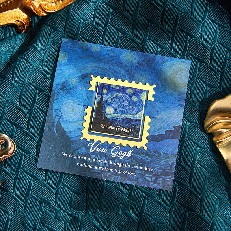 Vintage Oil Painting Metal Bookmark