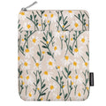 Embroidered Daisy Padded Sleeve for 7" Kindle Paperwhite, Protective Sleeve Case for 6" Kindle/Kindle Oasis/Kobo E-Reader