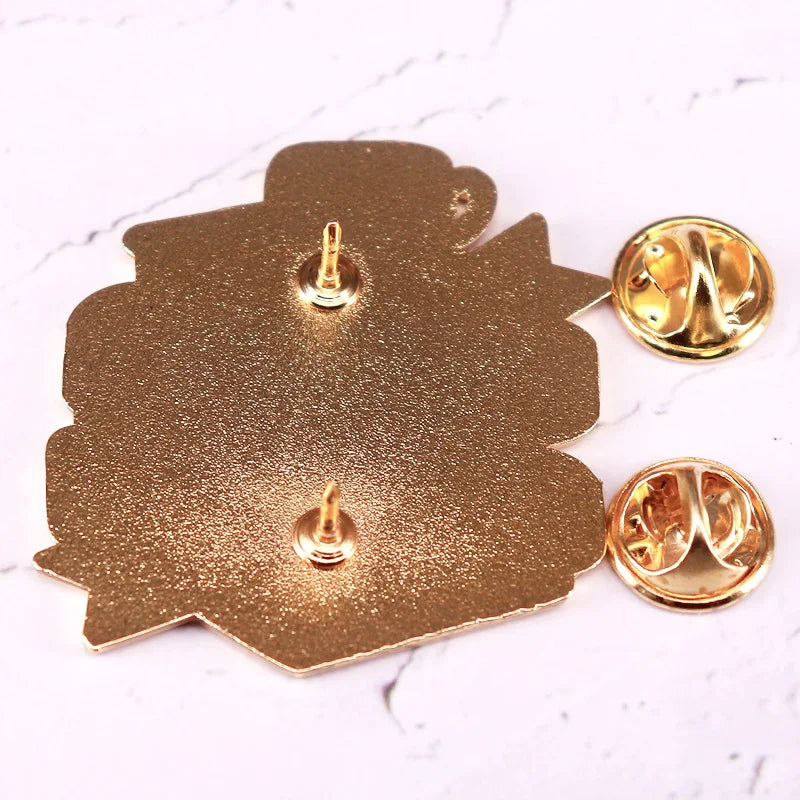 Tea & A Good Book Enamel Pin