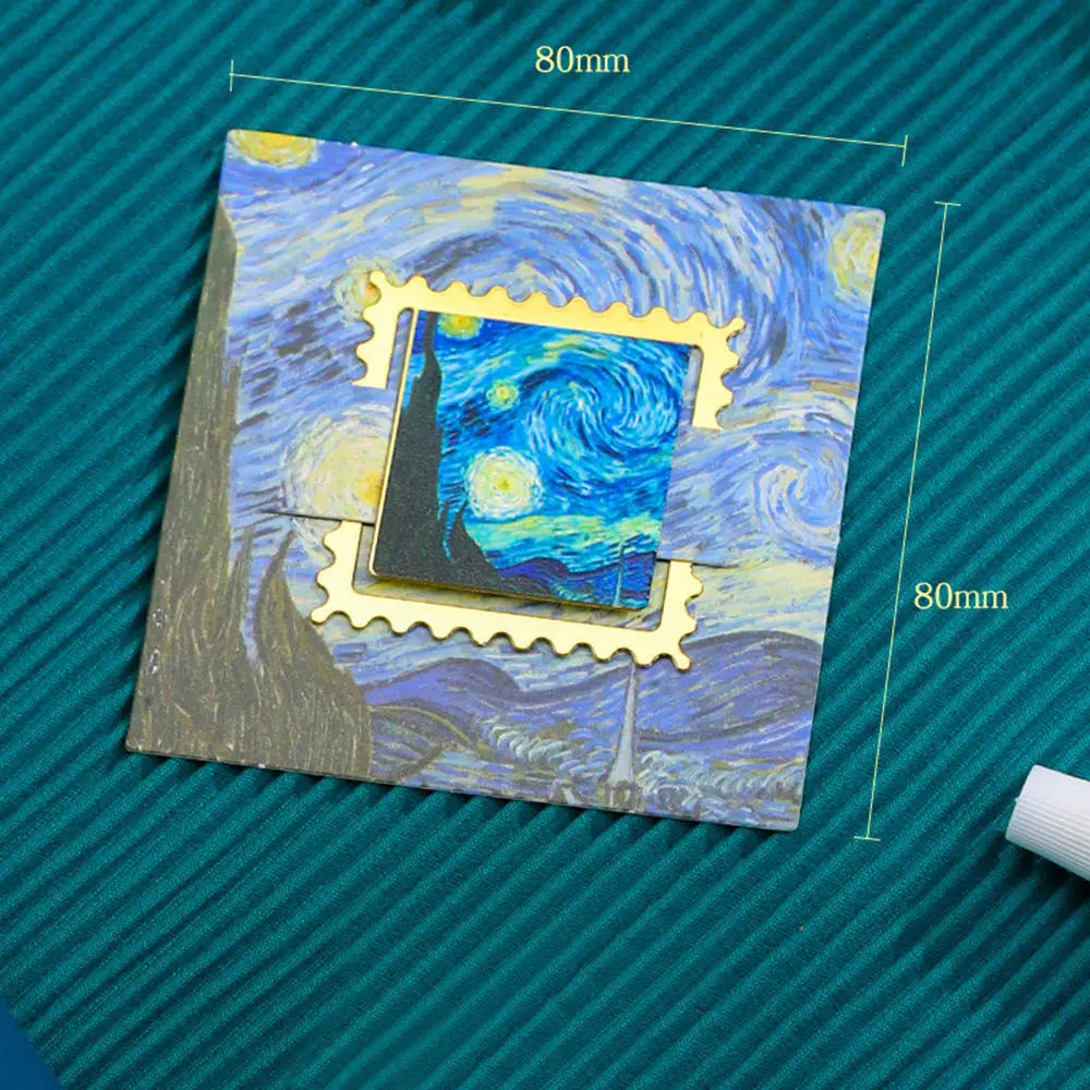 Vintage Oil Painting Metal Bookmark