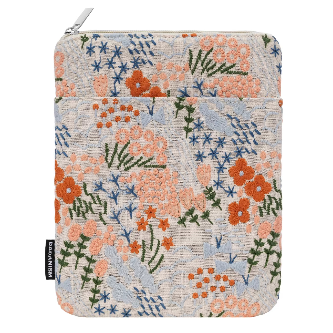 Embroidered Daisy Padded Sleeve for 7" Kindle Paperwhite, Protective Sleeve Case for 6" Kindle/Kindle Oasis/Kobo E-Reader